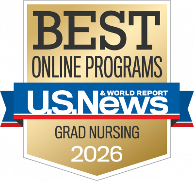 U.S. News World Report Best Online Programs badge.